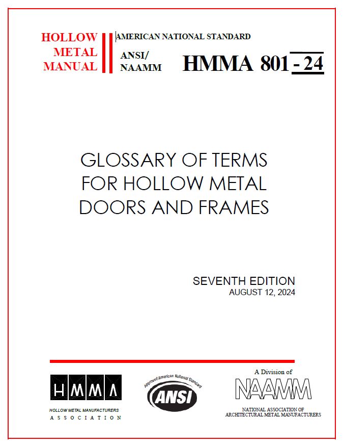 Glossary of Terms for Hollow Metal Doors and Frames