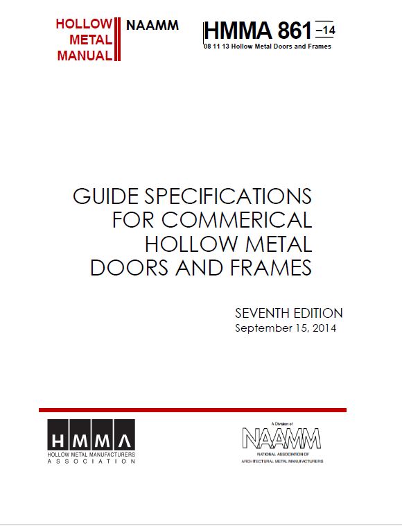 Guide Specifications For Commercial Hollow Metal Doors & Frames