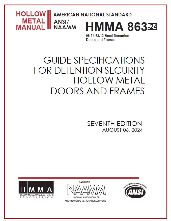 Guide Specifications for Detention Security Hollow Metal Doors and Frames